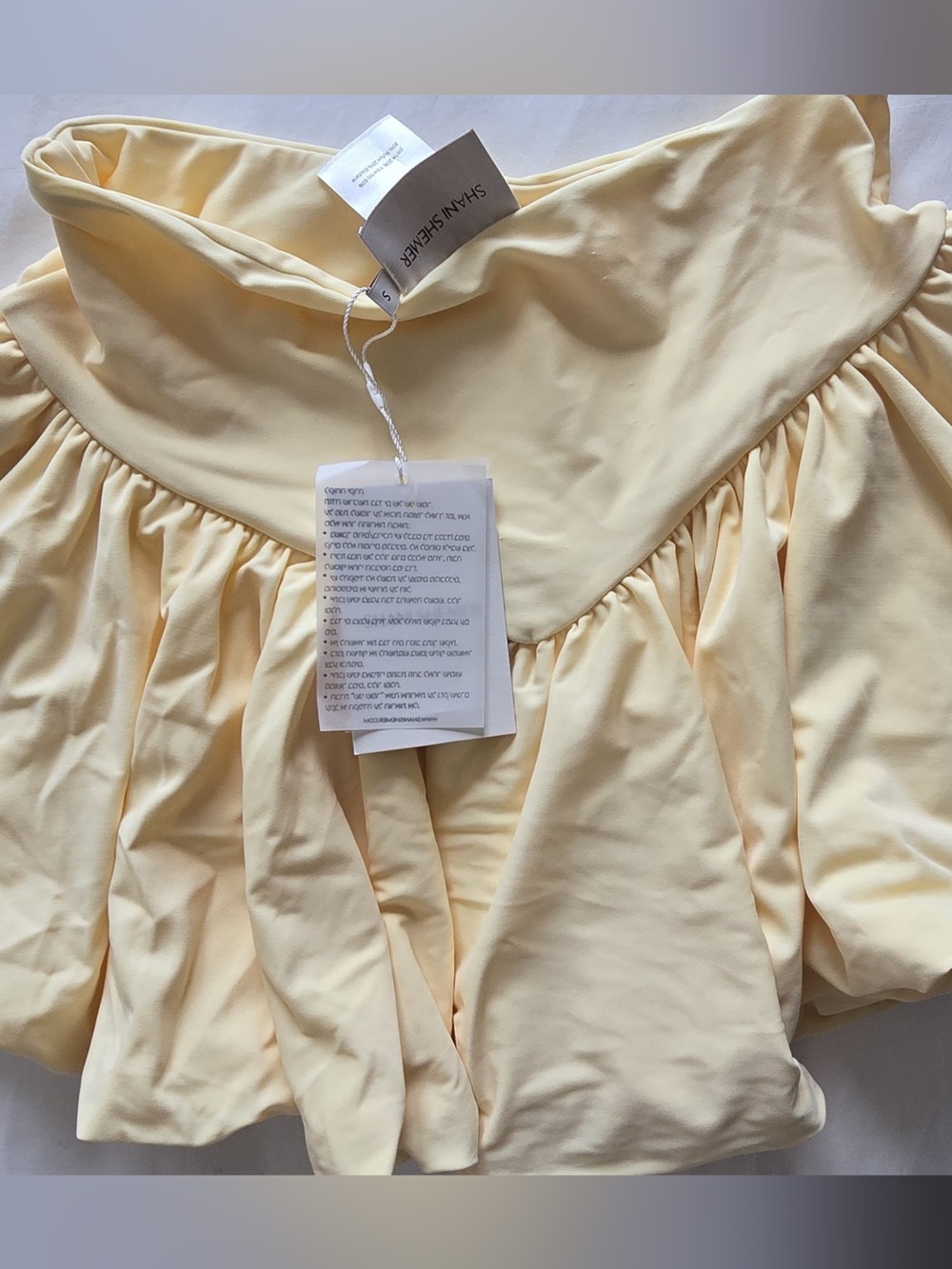 Shani Shemer yellow Mini Skirt